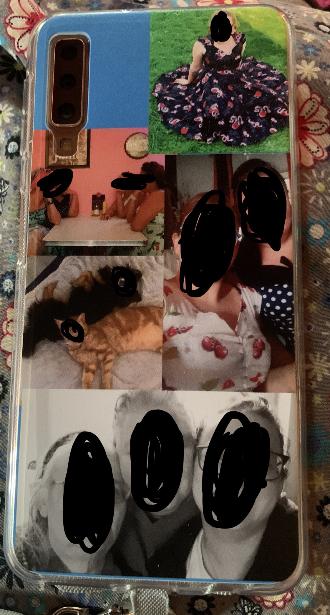 Click to view full screen Créez votre Samsung Galaxy A7 (2018) coque personnalisée - transparent souple photo review