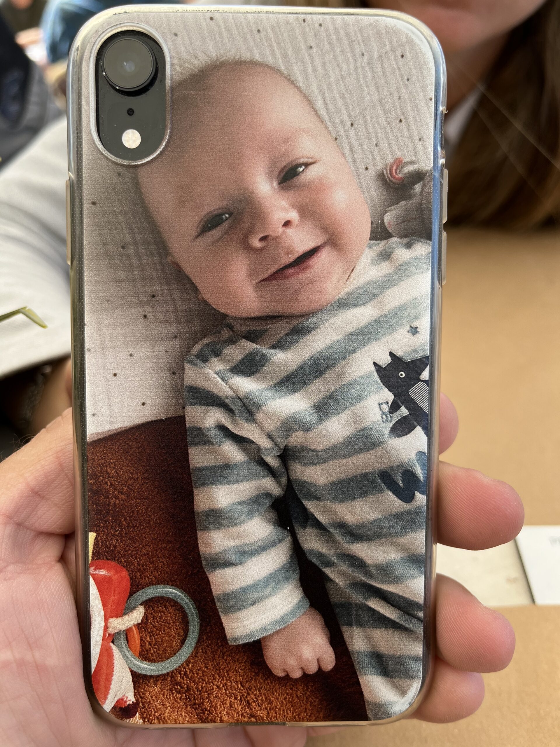 Click to view full screen Créez votre iPhone 13 coque personnalisée - transparent souple photo review