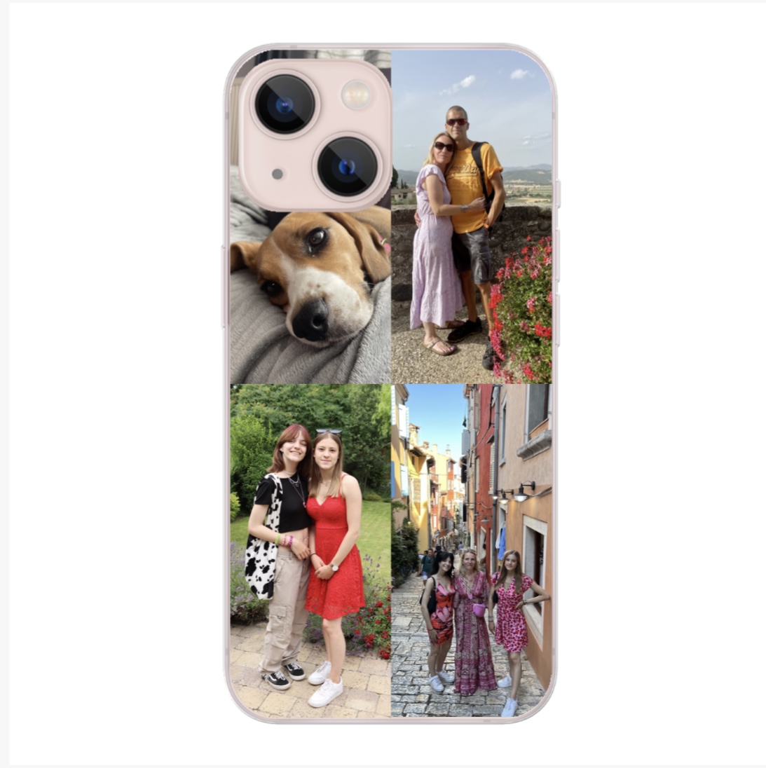 Click to view full screen Créez votre iPhone 13 coque personnalisée - transparent rigide photo review