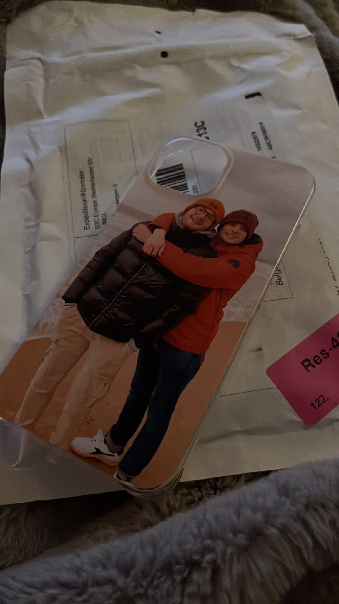 Click to view full screen Créez votre Apple iPhone 13 coque personnalisée - transparent rigide photo review