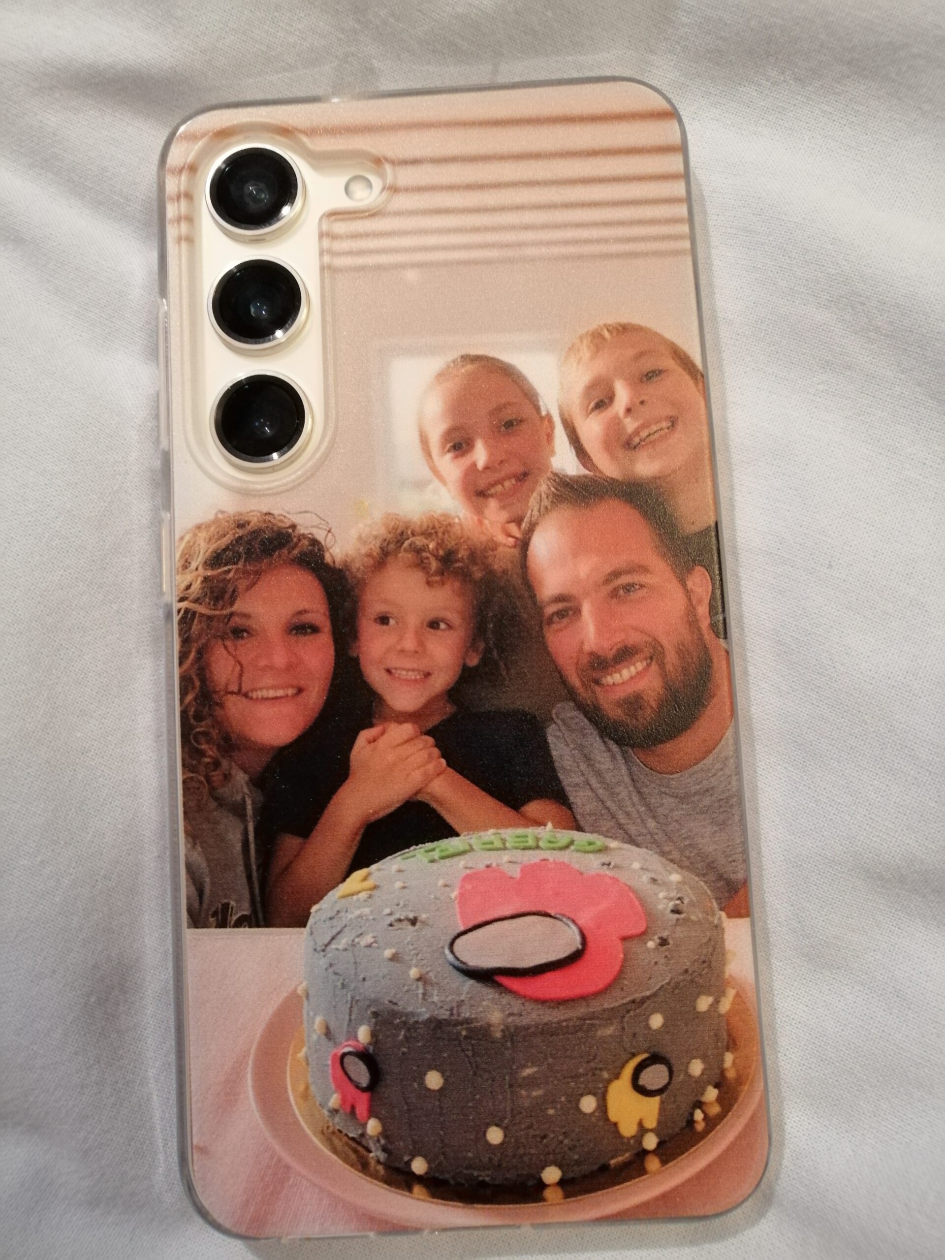 Click to view full screen Créez votre Samsung Galaxy S23 coque personnalisée - transparent souple photo review